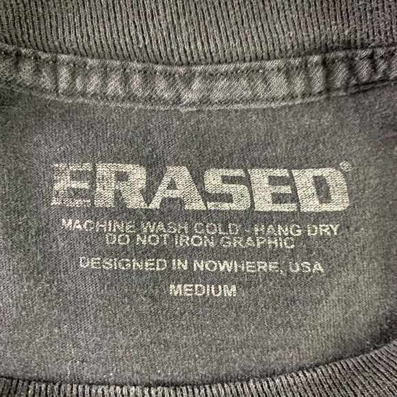 Erased Syndicate Project Shirt Mens Medium Black Short Sleeve Astro Girl Anime - Picture 7 of 9